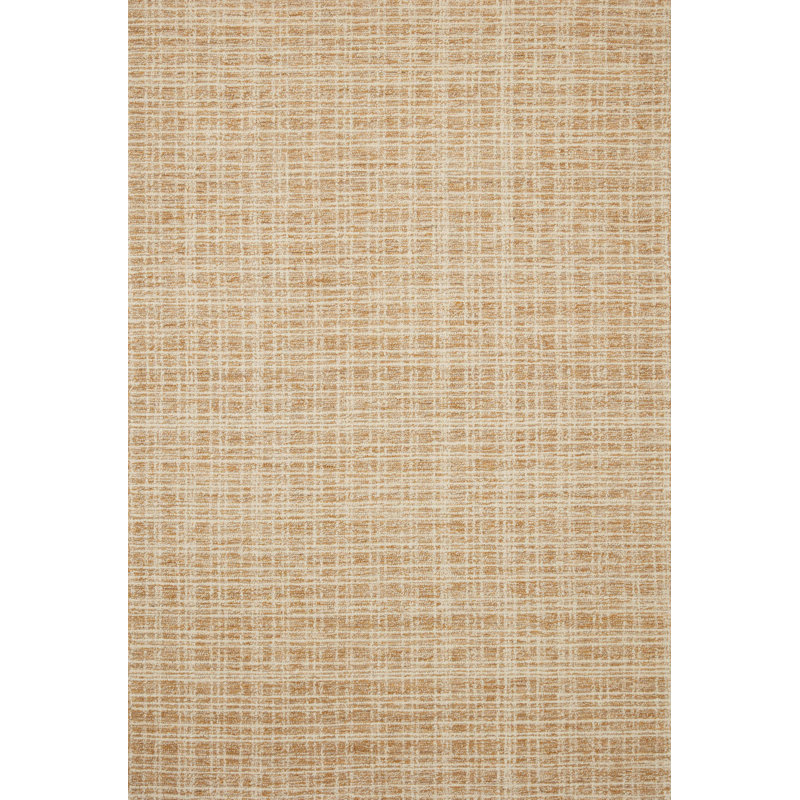 Chris Loves Julia x Loloi Polly Checkered Straw/Ivory Area Rug